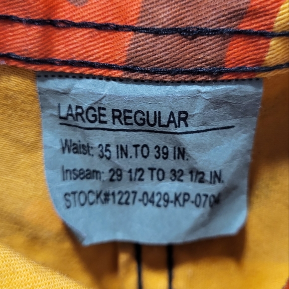 👕🌶 Orange Camo Cargo Pants - Picture 7 of 7